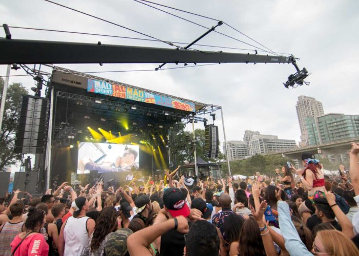 Jib Operator for Mad Decent Block Party in Toronto
