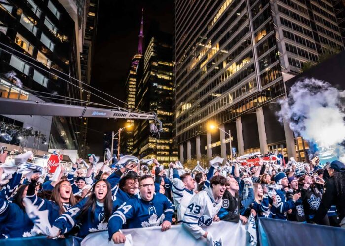NHL Playoffs Jib Operator in Maple Leaf Square